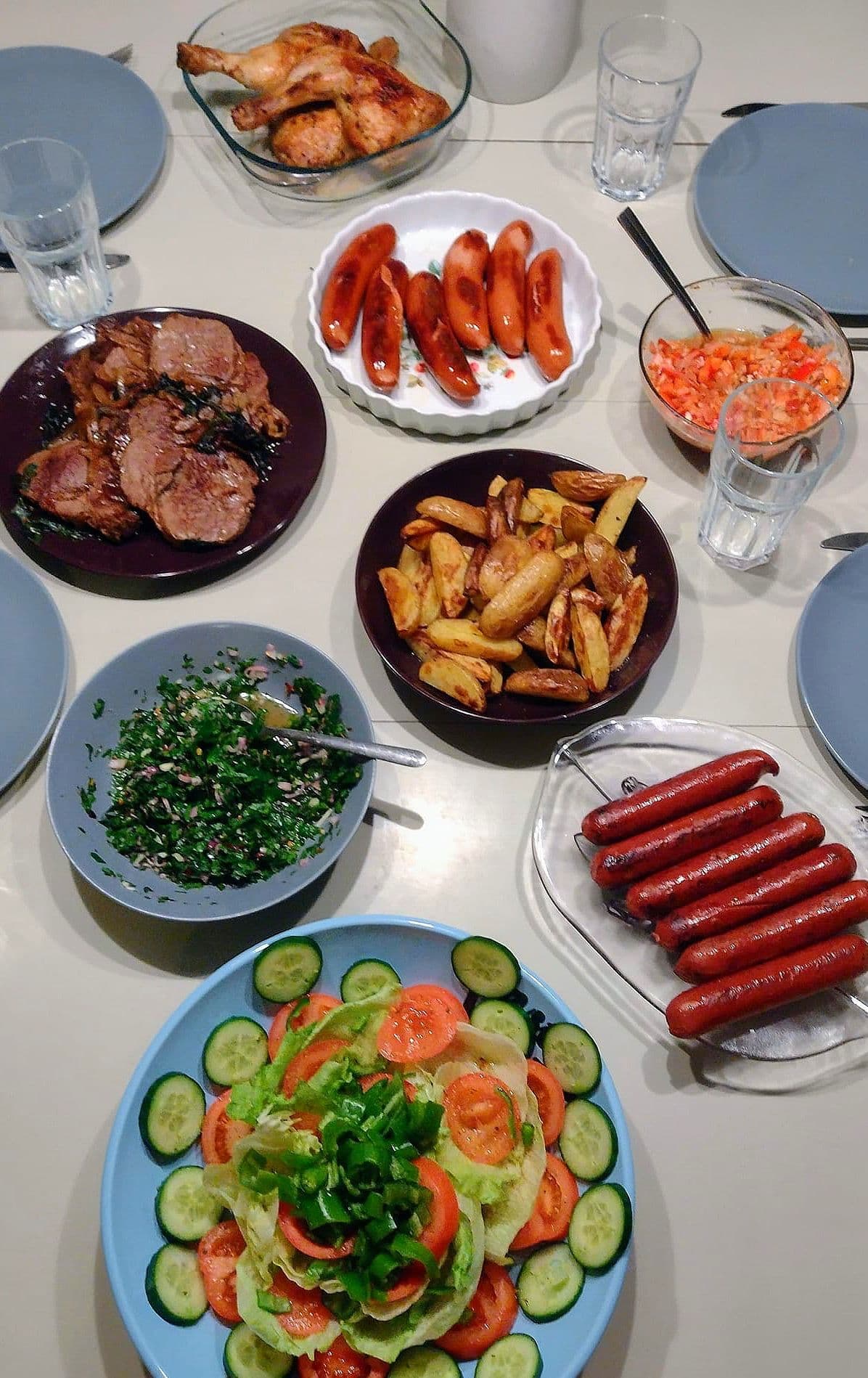 Argentinas nationalrätt Asado.