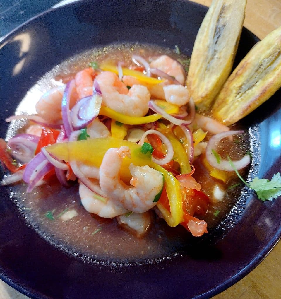 Ecuadors nationalrätt Ceviche.