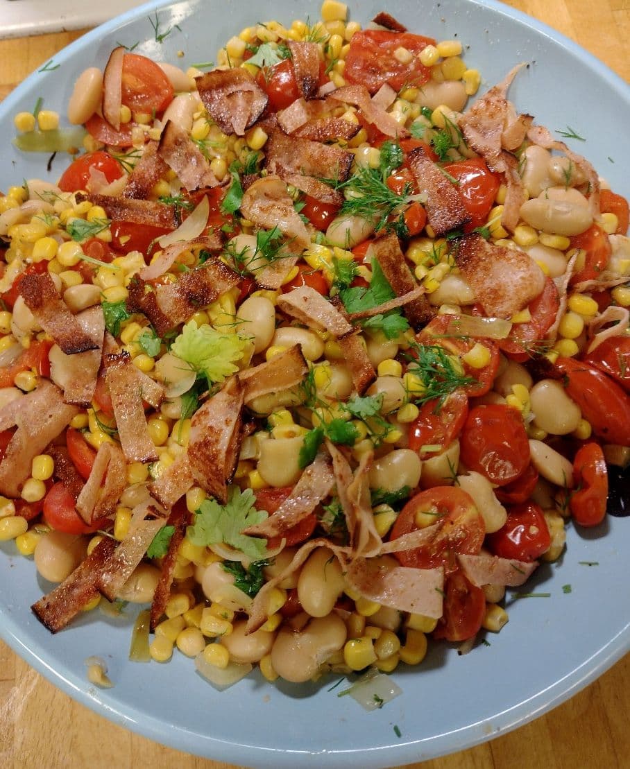 Ekvatorialguineas nationalrätt Succotash.