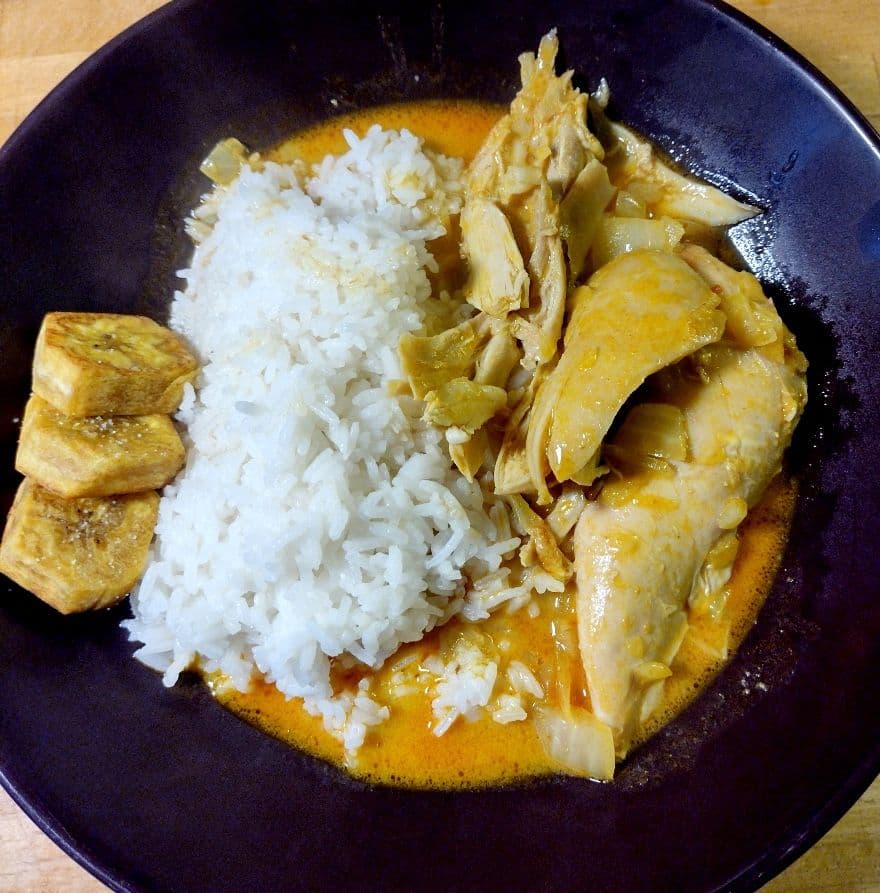 Gabons nationalrätt Nyembwe Chicken.