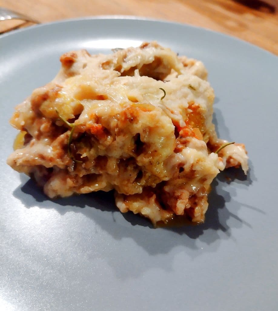 Greklands nationalrätt Moussaka.