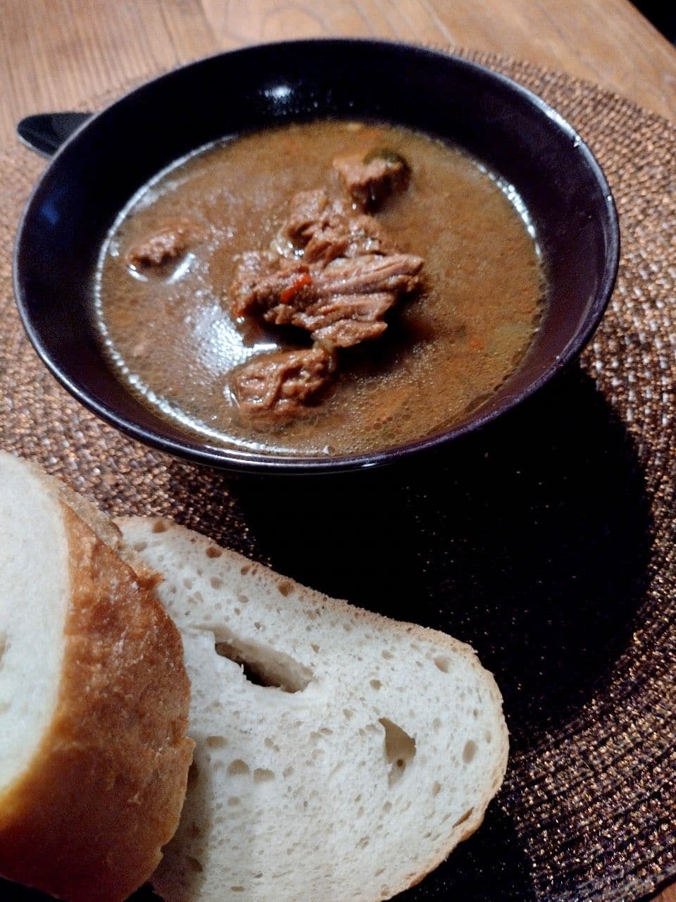 Guyanas nationalrätt Pepperpot.