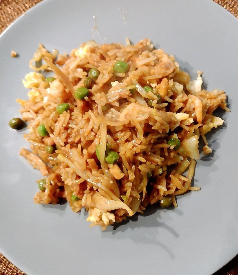 Indonesiens nationalrätt Nasi goreng.