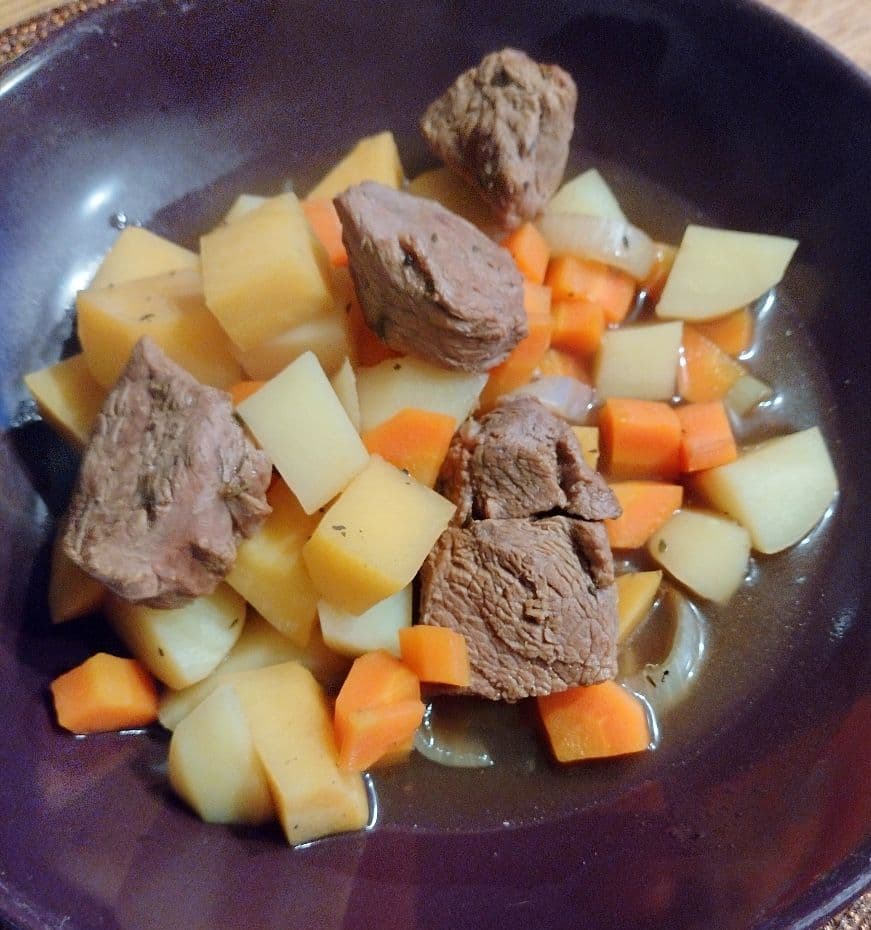Irlands nationalrätt Irish lamb stew.
