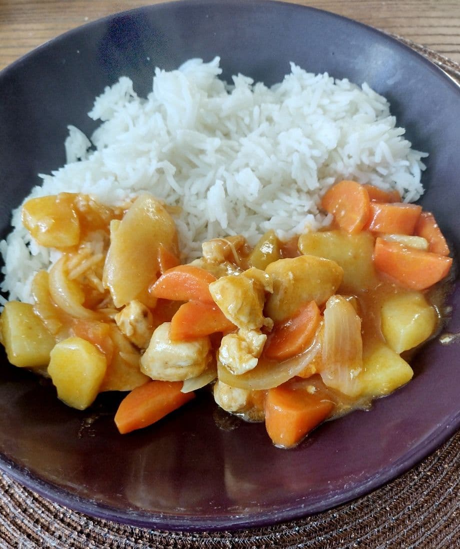 Japans nationalrätt Curry Rice.